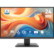 MSI 23.8" FHD (1920x1080) HDMI VGA 144Hz 1ms Adaptive-Sync IPS Professional Office Monitor – PRO MP243L E14W