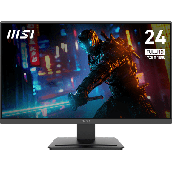 MSI 23.8" FHD (1920x1080) HDMI VGA 144Hz 1ms Adaptive-Sync IPS Professional Office Monitor  PRO MP243L E14W