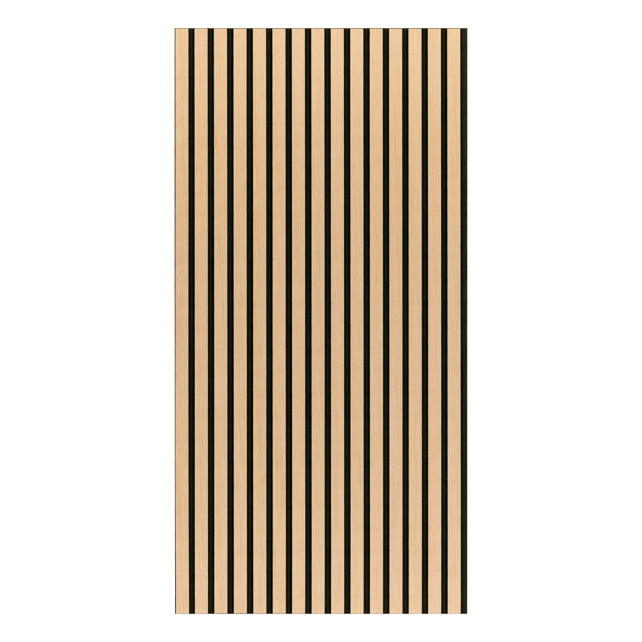 MSI 24 in. x 48 in. Harmony Almond 3D Fluted Wood Slat Acoustic Sound Absorbing Wall Paneling (Set Of 1)