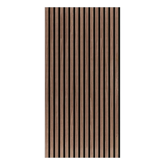 MSI 24 in. x 48 in. Harmony Sable 3D Fluted Wood Slat Acoustic Sound Absorbing Wall Paneling (Set Of 1)