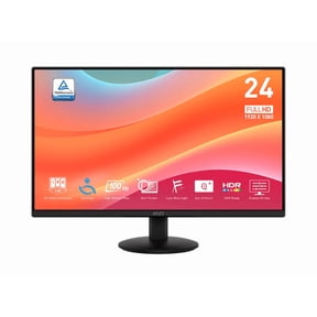 MSI PRO MP242LE 23.8" FHD Flat EyesErgo Monitor, Black, 100Hz, IPS, HDR Ready, Tool-less Design