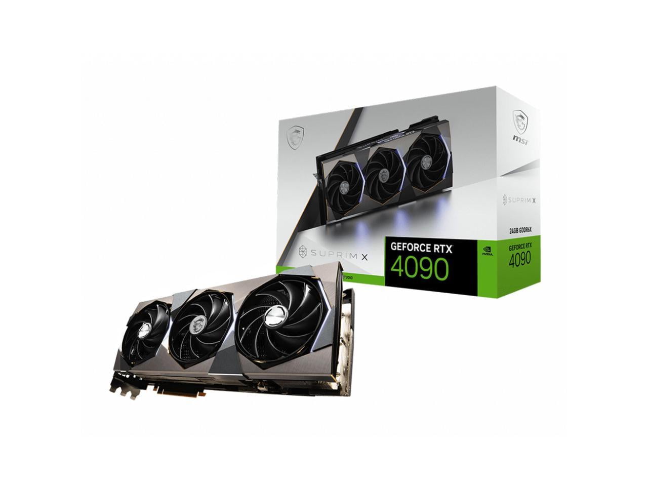 MSI 24GB NVIDIA GeForce RTX 4090 Suprim X GDDR6X Graphics MSI 24GB NVIDIA GeForce RTX 4090 Suprim X GDDR6X Graphics
