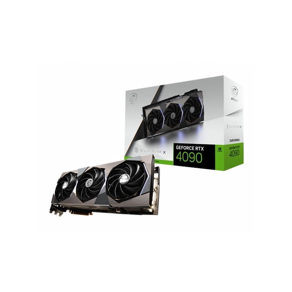 MSI 24GB NVIDIA GeForce RTX 4090 Suprim X GDDR6X Graphics Card Model V510-001R