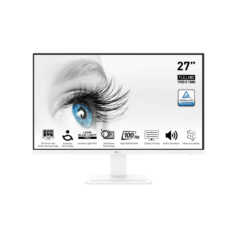 MSI Pro MP273AW、27インチモニター Amazon.com: MSI Pro MP273AW 27-inch 1080P Full HD IPS 100 Hz