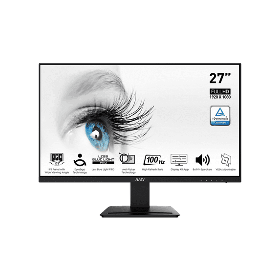 MSI 27" 100 Hz IPS FHD Gaming Monitor 1920 x 1080 106% sRGB (CIE 1976) Pro MP273A