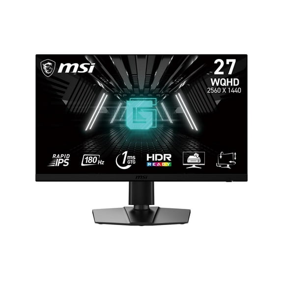 MSI G272QPF E2 27" 16:9 WQHD 180Hz IPS LCD HDR Gaming Monitor, Metallic Black