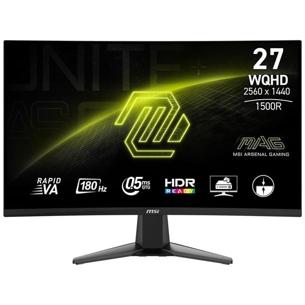 MSI 27インチ ゲーミングモニター 本体 WQHD 180Hz MSI 27