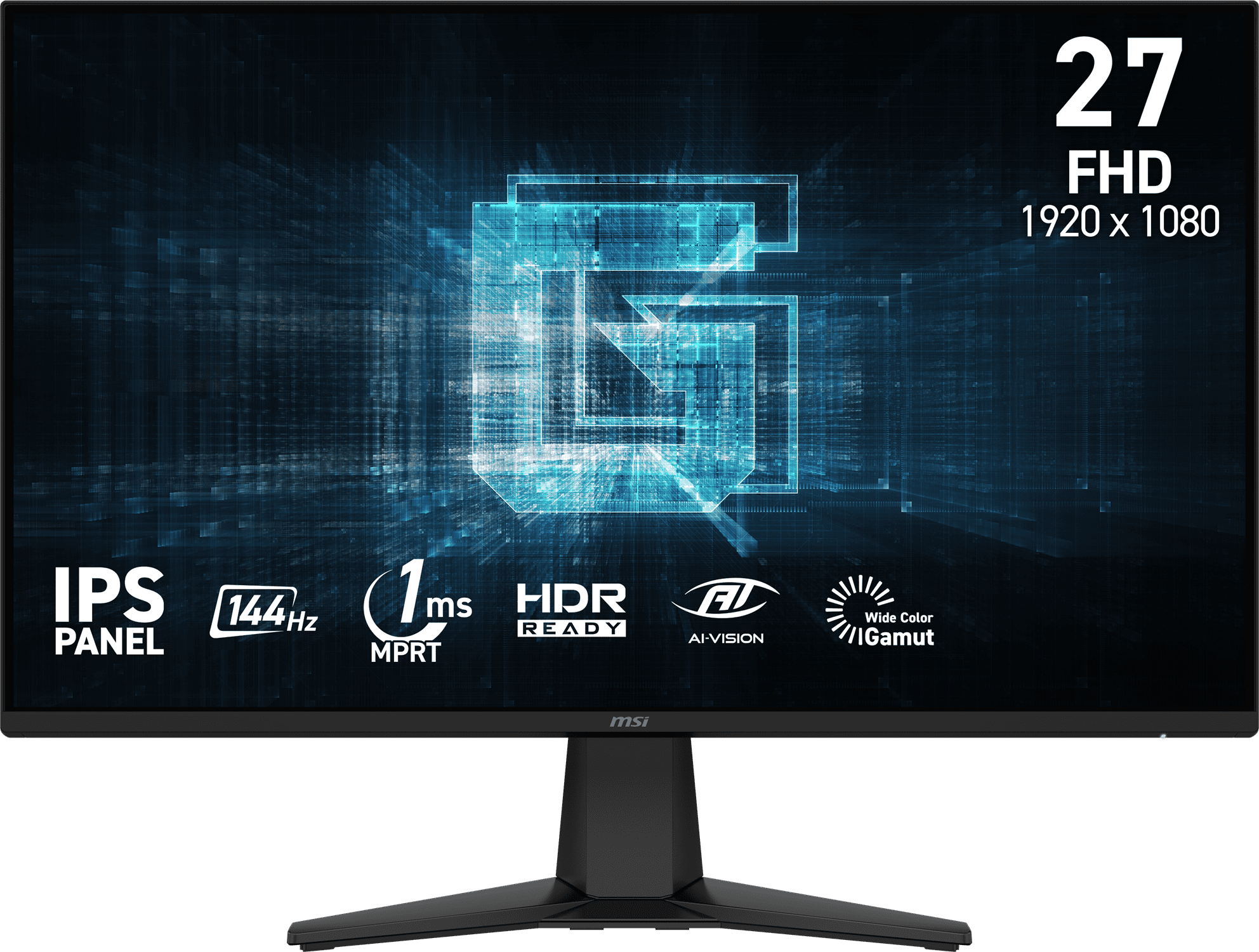 MSI 27" FHD (1920x1080) HDMI DP 144Hz 1ms FreeSync IPS Gaming Monitor - G275LW