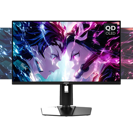 MSI 27" MAG QD-OLED Gaming Monitor | 2K QHD 240Hz, 0.03ms | True Black HDR 400, 99% DCI-P3 | AMD FreeSync Premium Pro | USB-C, 2HDMI 2.1, DP 1.4a | OLED Care 2.0 | Tilt and Height Adjustable