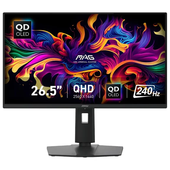 MSI 27" QHD QD-OLED 240Hz 0.03ms NVIDIA G-Sync and AMD FreeSync Gaming Monitor
