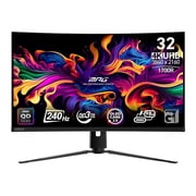 MSI MPG 321CURX QD-OLED, 32 4K UHD OLED Monitor - Black