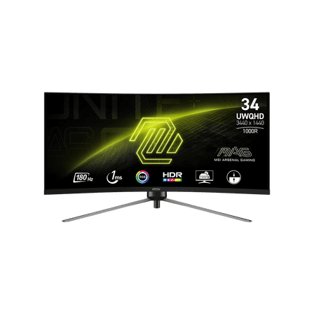 MSI 34" 180 Hz VA UWQHD Gaming Monitor 3440x1440 (UWQHD) MAG345CQR