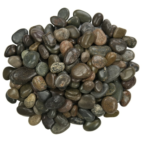 MSI 40 lb. Marble Decorative Stones, Grade-1, First-Quality Polished Marble Pebbles Green