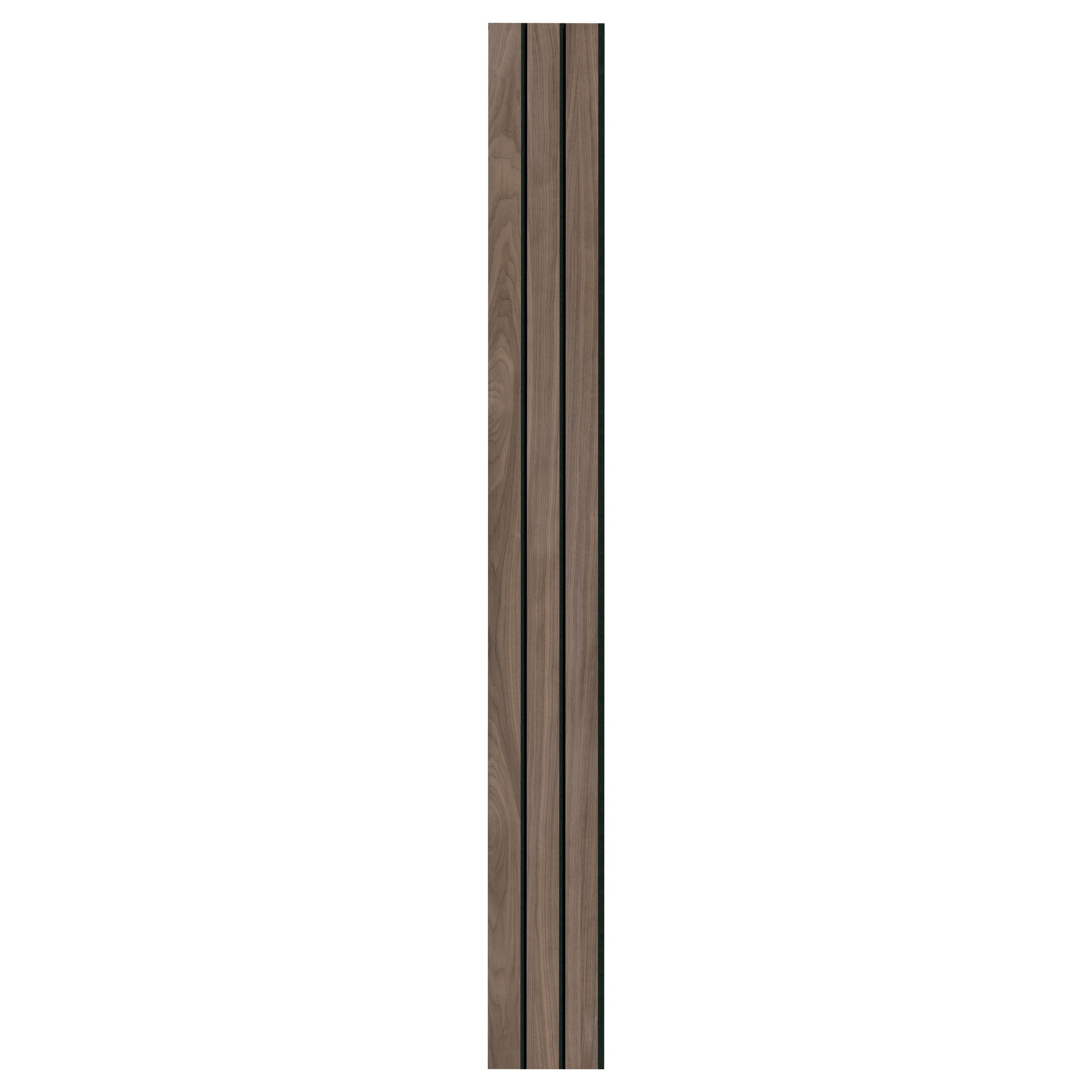 MSI 94.5 in. x 10.63 in. Tawny 3D Fluted Wood Slat Acoustic Sound Absorbing Wall Paneling (Set Of 4)