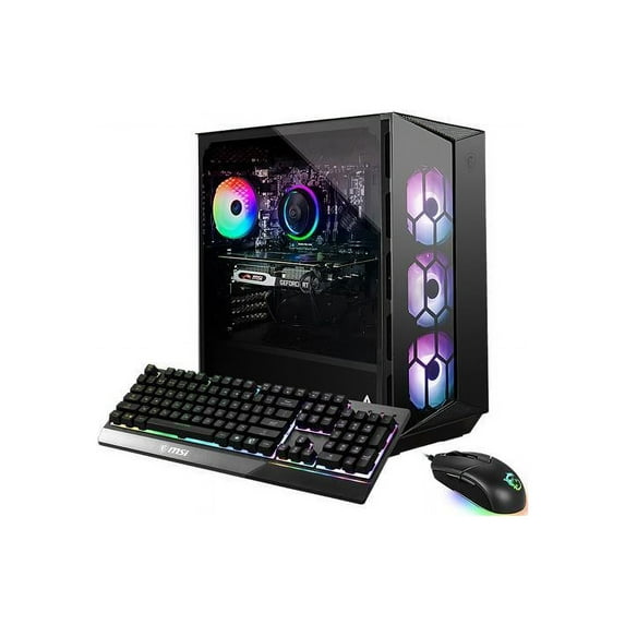 MSI AEGIS R 10TD-055US Intel Core i7 10th Gen 10700F 2.90 GHz 16GB DDR4 1TB SATA SSD NVIDIA GeForce RTX 3070 Windows 10 Home 64-Bit Gaming Desktop