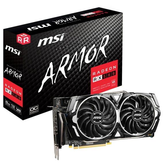MSI ARMOR Radeon RX 580 ARMOR X Radeon RX 580 Graphic Card - 1366MHz Core - 8GB GDDR5 - PCI Express x16