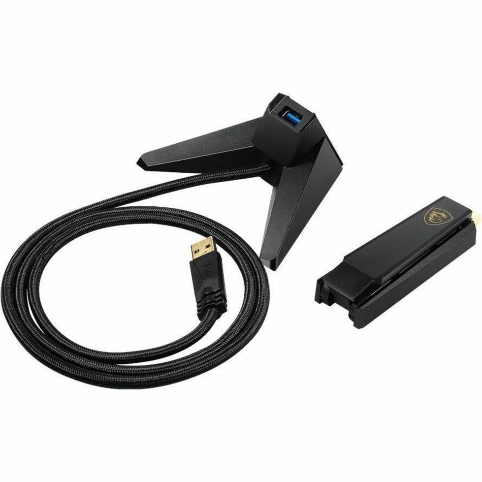 MSI AXE5400 WiFi 6TriBand USB Adapter WLAN up to 5400 Mbps (6Ghz