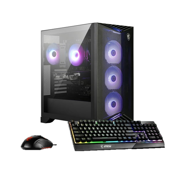 MSI Aegis R2 Gaming Desktop Intel i5-14400F NVIDIA RTX 5050 - 16GB DDR5 1TB SSD Win 11 Black