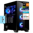 thumbnail image 1 of MSI Aegis ZS2 AI Gaming Desktop PC (AMD Ryzen 9 9900X, GeForce RTX 5070 12GB GDDR7, 64GB DDR5, 2TB PCIe SSD, Win 11 Pro) w/Microsoft 365 Personal , DKZ USB Port Expander, 1 of 7