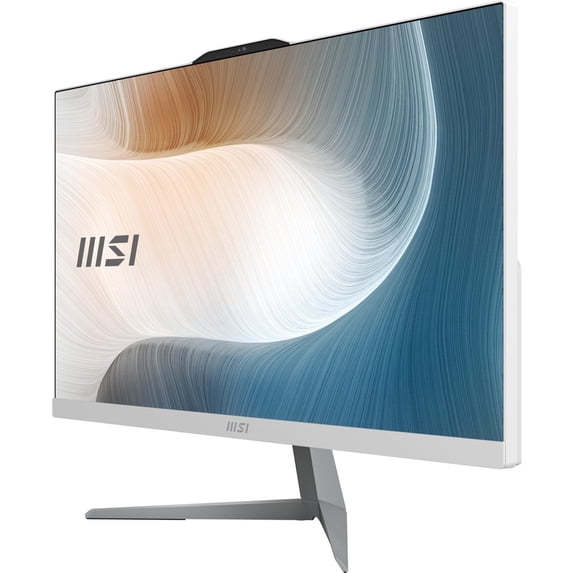 MSI Modern AM242P 11M-1070US All-in-One Computer - Intel Core i3 11th Gen i3-1115G4 - 8GB RAM - 256GB SSD - 23.8" Full HD - Desktop - White