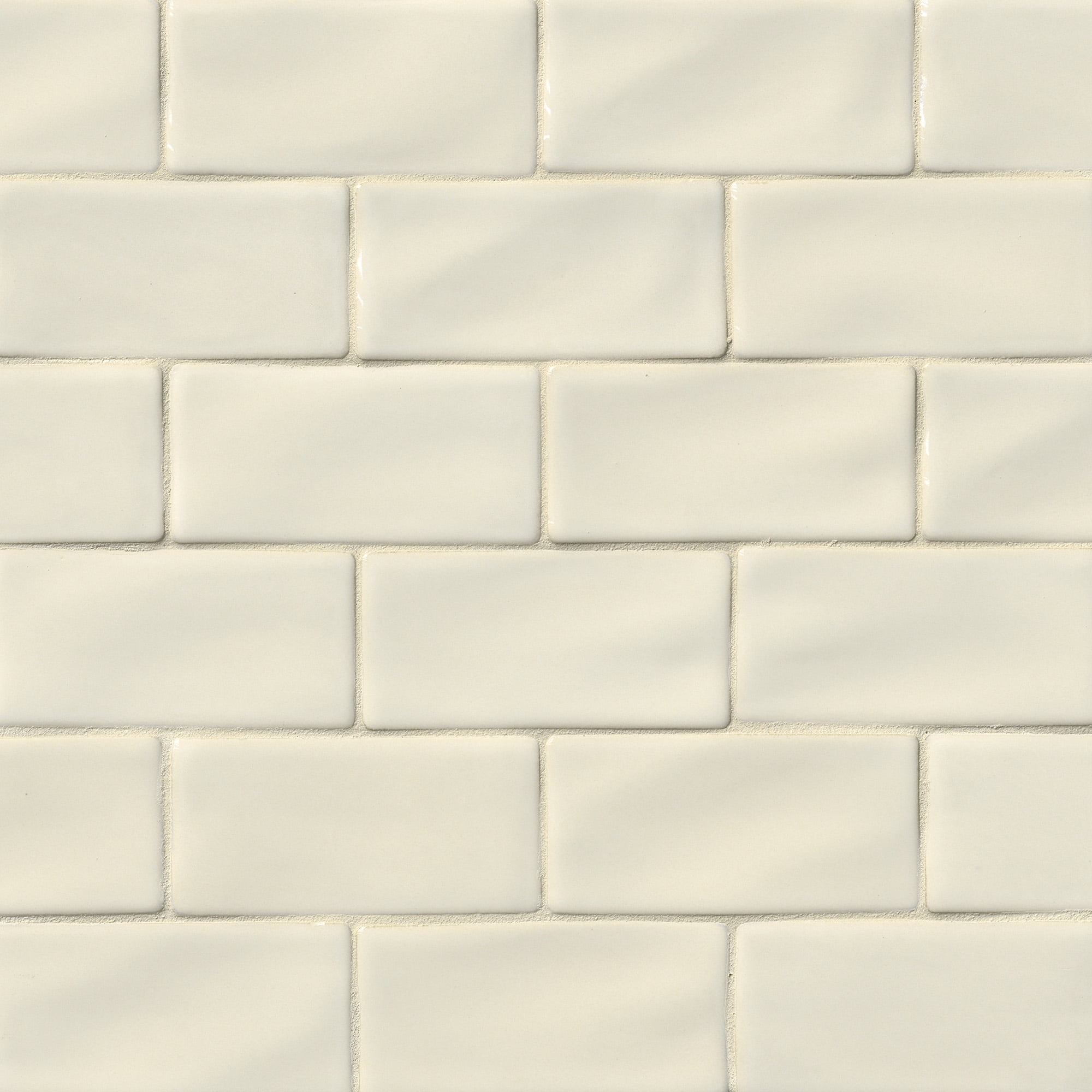 Antique White Glossy Ceramic 3x6 Subway Wall Tile