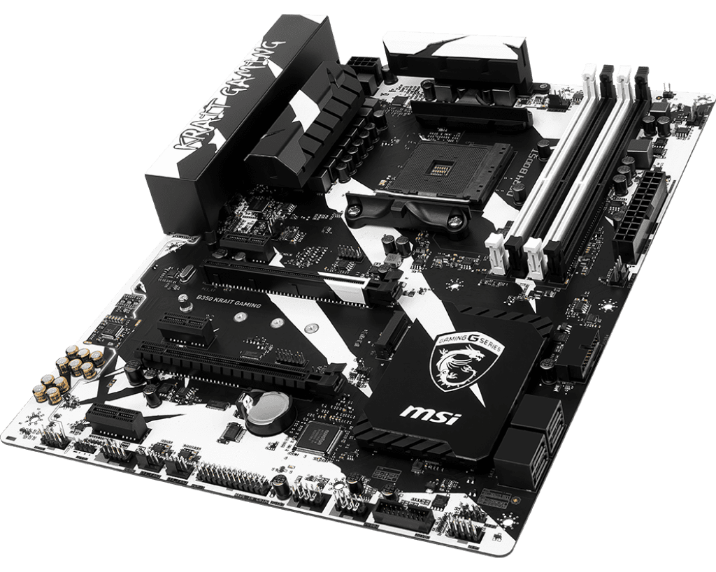 MSI B350 KRAIT GAMING Motherboard ATX Socket AM4 AMD B350 FCH Chipset USB 3.1 Gen 1 USB C Gen2 USB 3.1 Gen 2 Gigabit LAN onboard