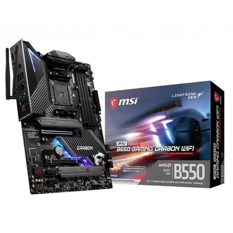 MSI B550GCARBWIFI MPG B550 GAMING CARBON WIFI Desktop Motherboard - Main Image