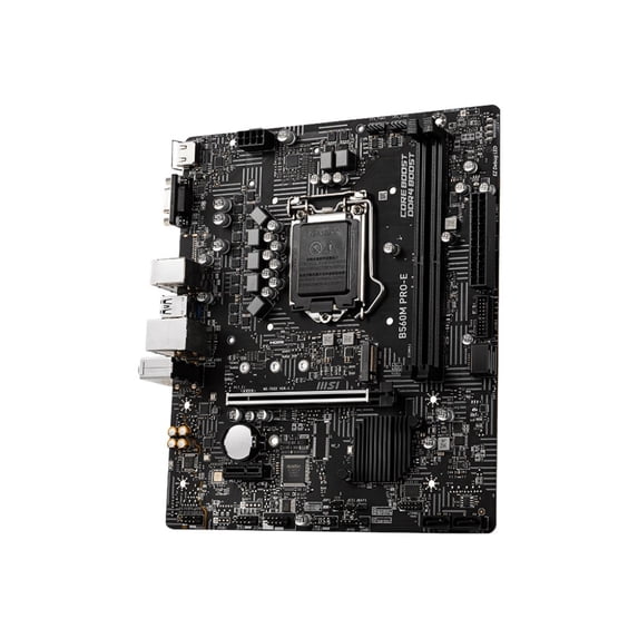 MSI B560M PRO-E Desktop Motherboard, Intel B560 Chipset, Socket LGA-1200, Micro ATX