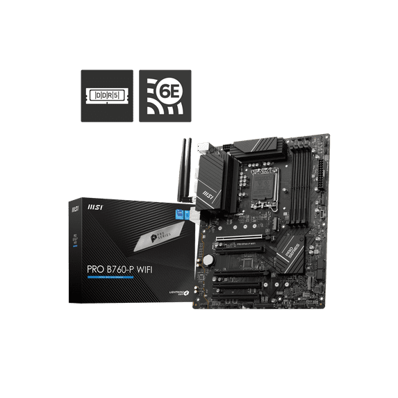 MSI B760-P Pro WiFi DDR5 Intel LGA 1700 ATX Motherboard