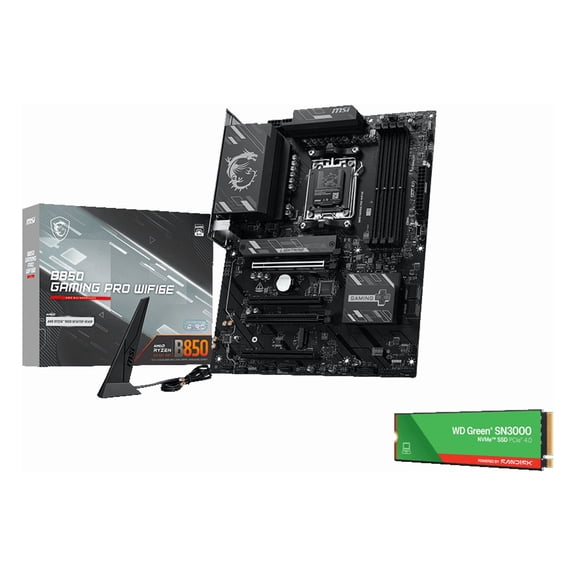 MSI B850 Gaming Pro WiFi6E Bundle - Motherboard & 1TB NVMe SSD