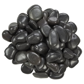 Small Balck Rocks Black Landscaping Rock