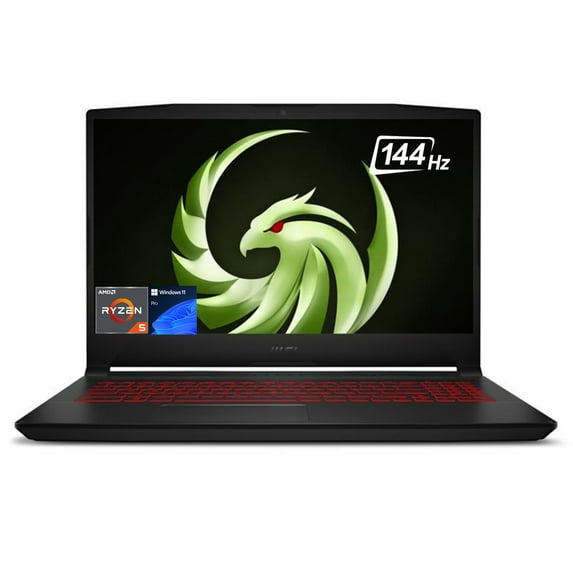 MSI Bravo 15 Gaming Laptop, 15.6" FHD IPS 144Hz Display, AMD Ryzen 5 7535HS(Beat i7-1360P) Up to 4.55 GHz, GeForce RTX 4050 6GB, 32GB DDR5, 2TB PCIe SSD, RGB KB, WiFi 6E, USB-C, HDMI, Win 11 Pro