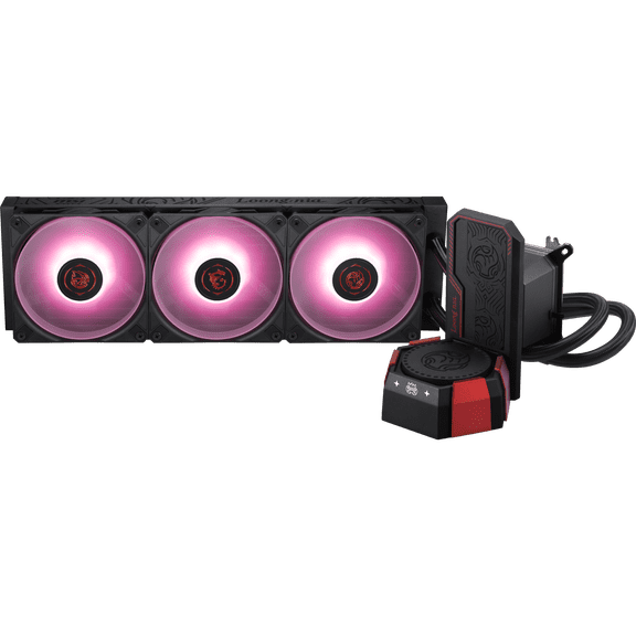 MSI CORELIQUID A17 MLG Edition - AIO ARGB CPU Liquid Cooler - 360mm Radiator - LGA 1851 and AM5 Ready - Triple 120mm ARGB PWM Fans - Uni Bracket - Exclusive MLG Figure