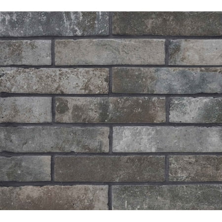 MSI Capella Charcoal Brick 2-1/3 In. X 10 In. Matte Porcelain Floor And Wall Tile (5.15 Sq. Ft./Case)