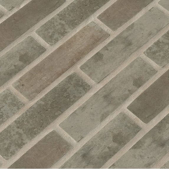 MSI Capella Taupe Brick 2 In. X 10 In. Matte Floor And Wall Porcelain Tile (5.15 Sq. Ft./Case)