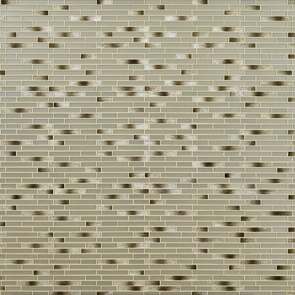 MSI Champagne Blend Interlocking 11.75 in. x 12 in. x 6mm Glass Mesh-Mounted Mosaic Tile (14.7 sq. ft./Case)
