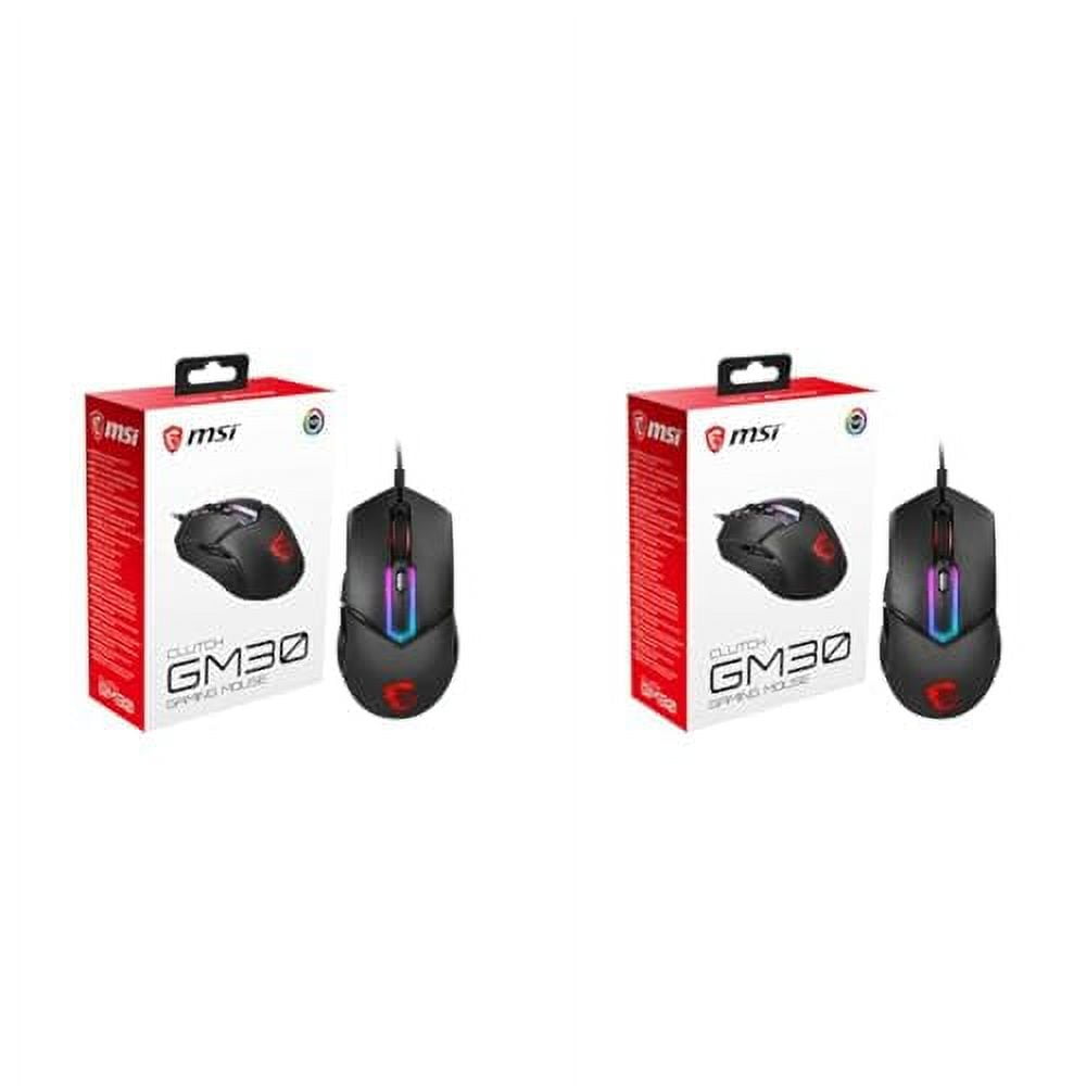 MSI Clutch GM30 Gaming Mouse, 6200 DPI, 20M Omron Switches, Optical