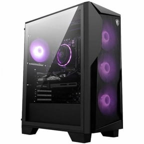 MSI Codex R2 B14NVK5-699US Gaming Desktop PC - Intel Core i5-14400F, GeForce RTX 5050, 16GB DDR5, 1TB NVMe SSD, Windows 11 Home, Black - Intel H610 Motherboard - Intel I219V 1Gbps LAN - Wi-Fi 6E - ...