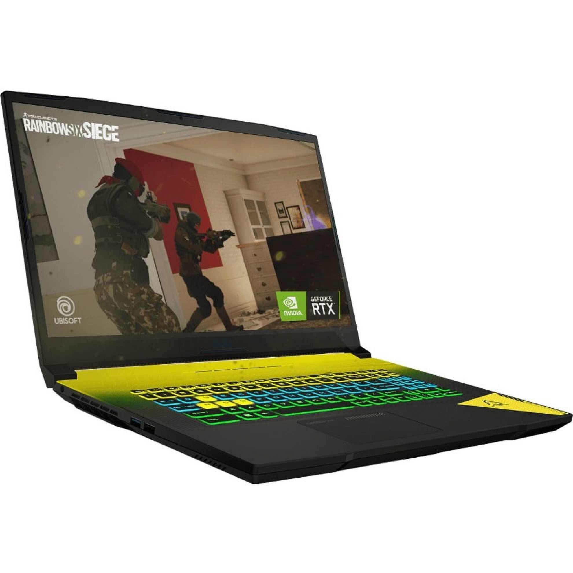 MSI Crosshair 17 B12U, 17.3\" Full HD, Intel Core i7-12700H, NVIDIA GeForce RTX 3070, 16GB RAM, 512GB SSD, Multicolor Gradient, Windows 11 Home, Crosshair 17 B12UGZ-295, Gaming Laptop - image 1 of 14