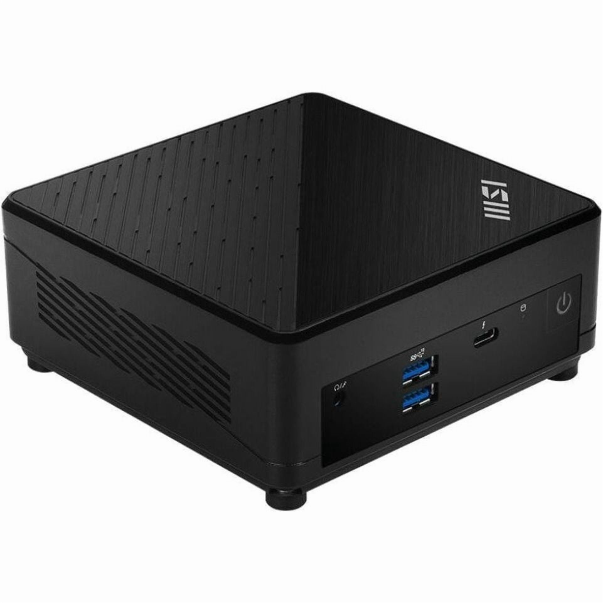 MSI Cubi 5 12M Cubi 5 12M-286US Desktop Computer - Intel Core i5 i5-1235U - 16 GB - 1 TB SSD - Mini PC - Black - Intel Chip - Windows 11 Home - Intel Iris Xe Graphics DDR4 SDRAM - IEEE 802.11ax - 65 W