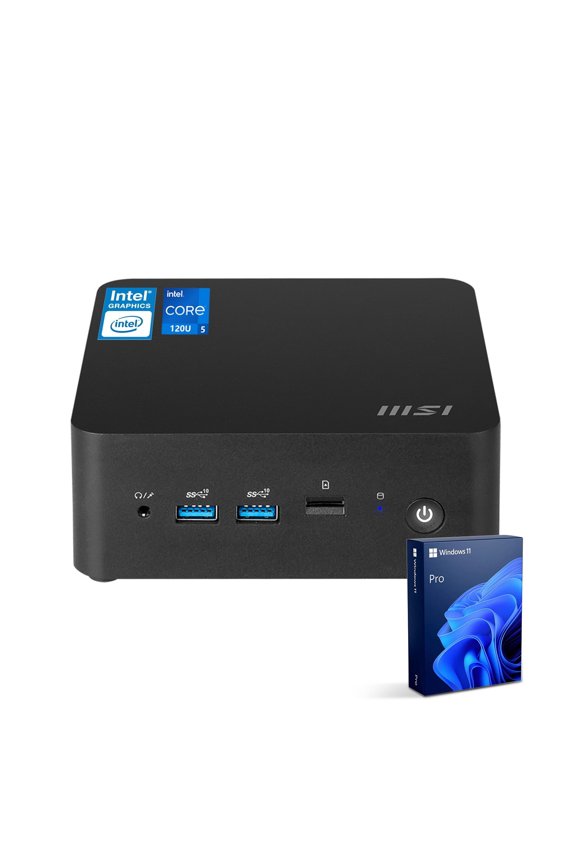 Cubi NUC Business Mini Desktop PC, Intel Core 5 120U, 16GB DDR5 RAM 1TB SSD Wi-Fi 6 Win11 Pro