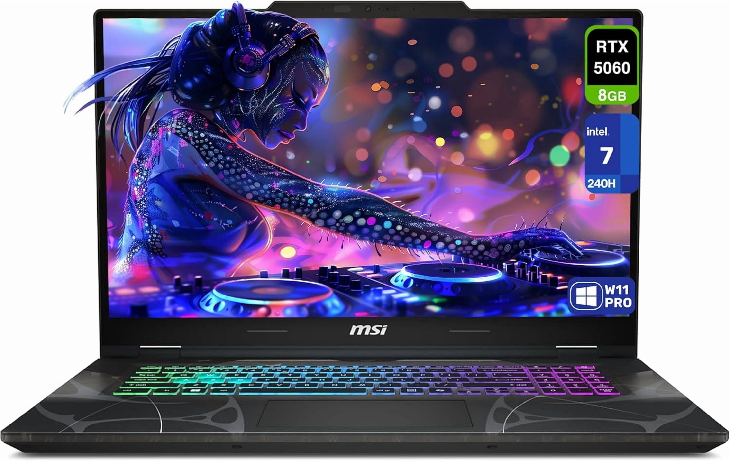 MSI Cyborg 17 Gaming Laptop, Intel 7-240H, 96 GB DDR5 RAM, 4 TB PCIe ...