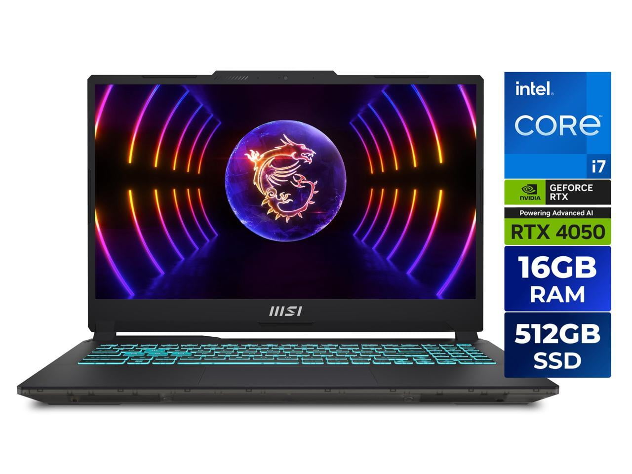 MSI Cyborg 15 15.6" Full HD Gaming Laptop, Intel Core i7 i7-13620H, 16GB RAM, NVIDIA GeForce RTX 4050 6 GB, 512GB SSD, W