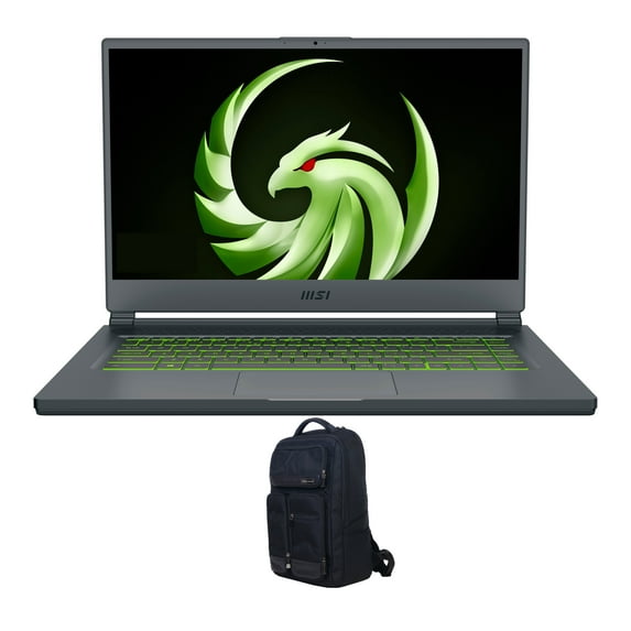 MSI Delta 15 Gaming/Entertainment Laptop (AMD Ryzen 7 5800H 8-Core, 15.6in 240Hz Full HD (1920x1080), AMD RX 6700M, 16GB RAM, 2TB PCIe SSD, Backlit KB, Wifi, Win 10 Pro) with Atlas Backpack