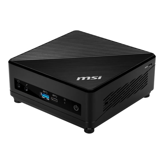 MSI Cubi 5 Cubi 5 10M-647US Desktop Computer, Intel Core i5 10th Gen i5-10210U, 8 GB, 256 GB SSD, Mini PC, Black