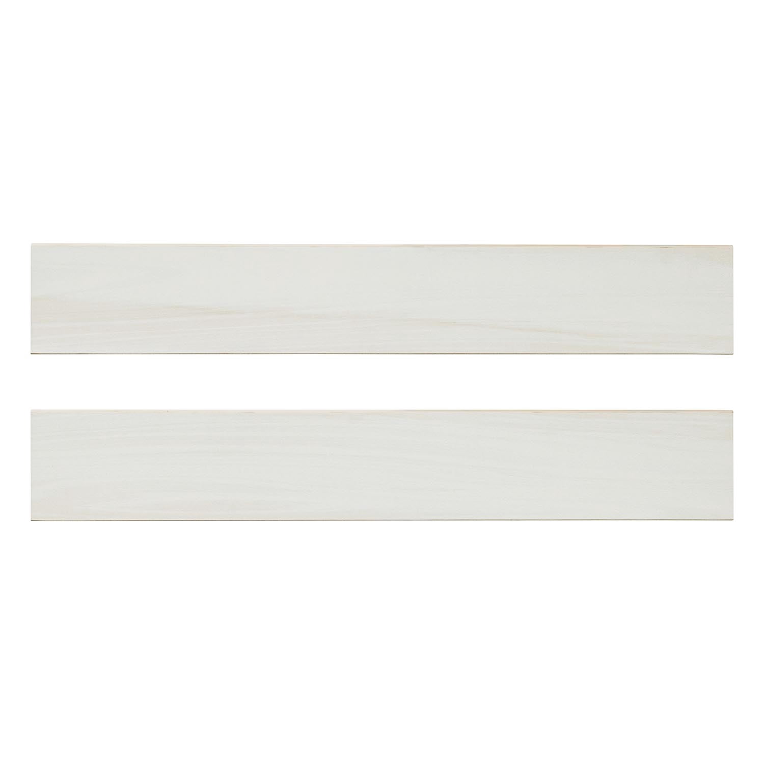 MSI Eden Dolomite Bullnose 4 In. X 24 In. Polished Porcelain Wall Tile
