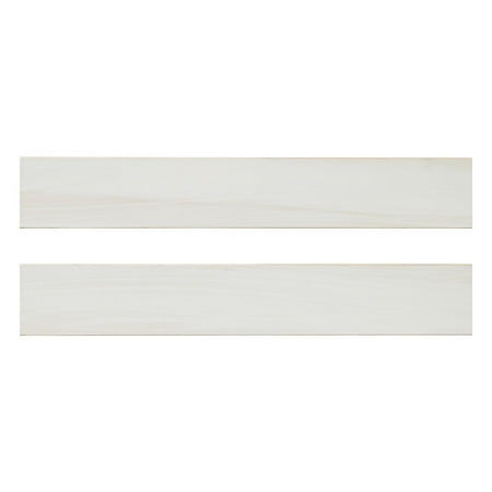 MSI Eden Dolomite Bullnose 4 In. X 24 In. Polished Porcelain Wall Tile