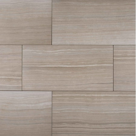 MSI Eramosa Silver 12 In. X 24 In. Glazed Porcelain Floor And Wall Tile
