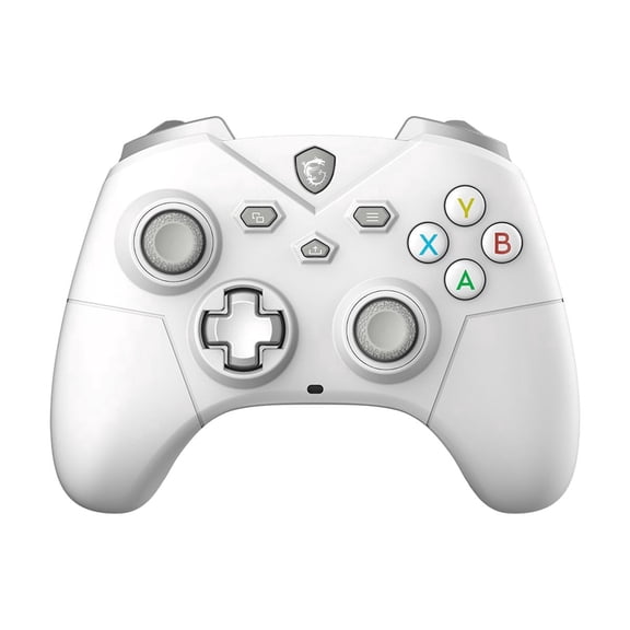 MSI FORCE GC300 W WHITE Wireless/Wired Rechargeable GAMING Controller for PC Windows/Android