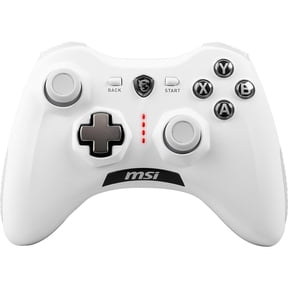 MSI GC30 V2 WHITE Gaming Pad - Cable, Wireless - USB - Android, PC - 6.56 ft Cable - White